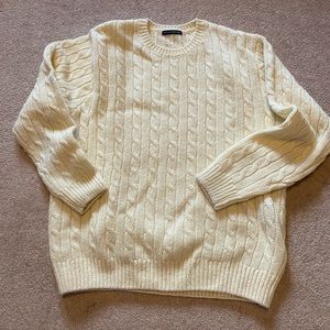 brandy melville cable knit wool sweater